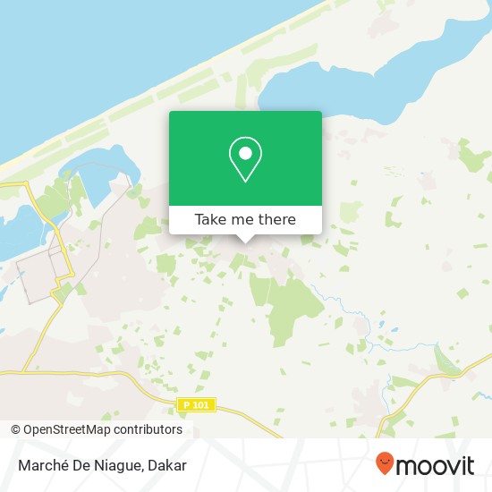 Marché De Niague map