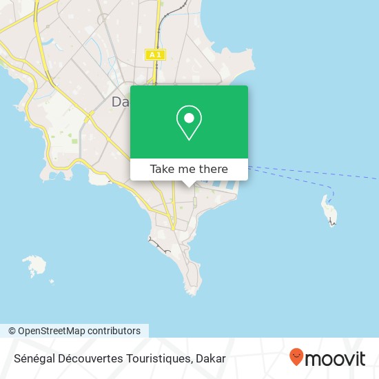 Sénégal Découvertes Touristiques map