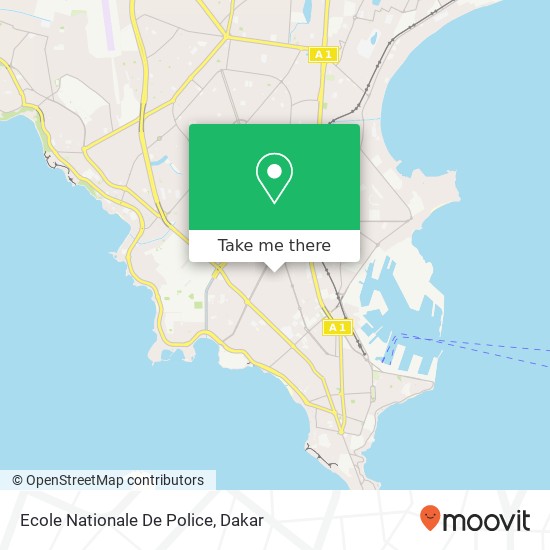 Ecole Nationale De Police map