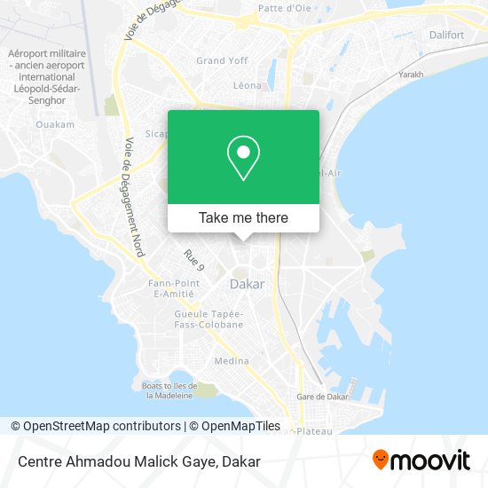 Centre Ahmadou Malick Gaye map