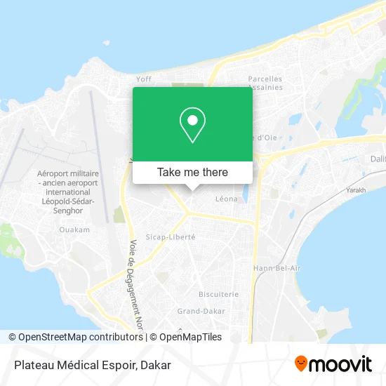 Plateau Médical Espoir map