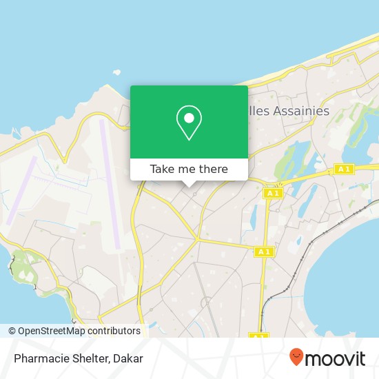 Pharmacie Shelter map