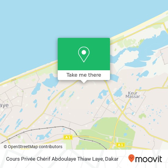 Cours Privée Chérif Abdoulaye Thiaw Laye map