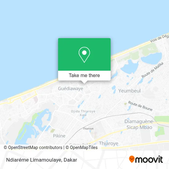 Ndiaréme Limamoulaye map