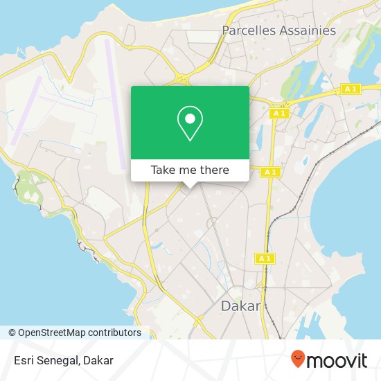 Esri Senegal map