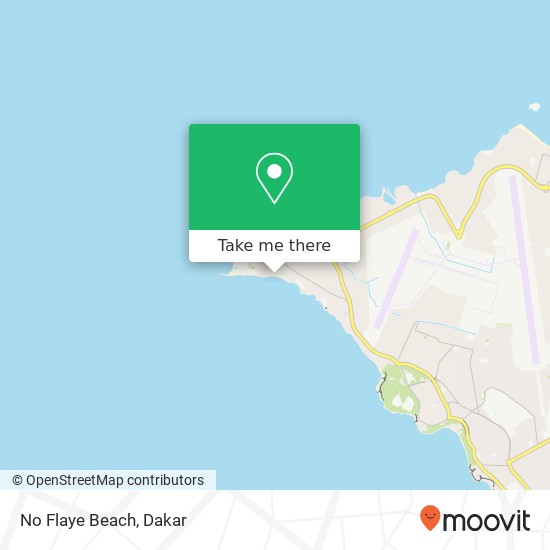 No Flaye Beach map