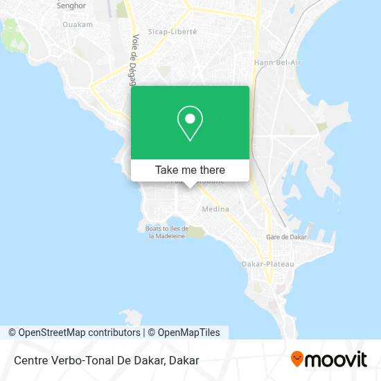 Centre Verbo-Tonal De Dakar map