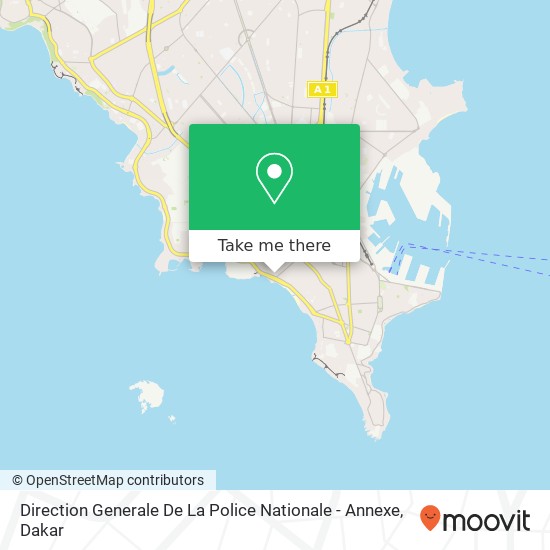 Direction Generale De La Police Nationale - Annexe map