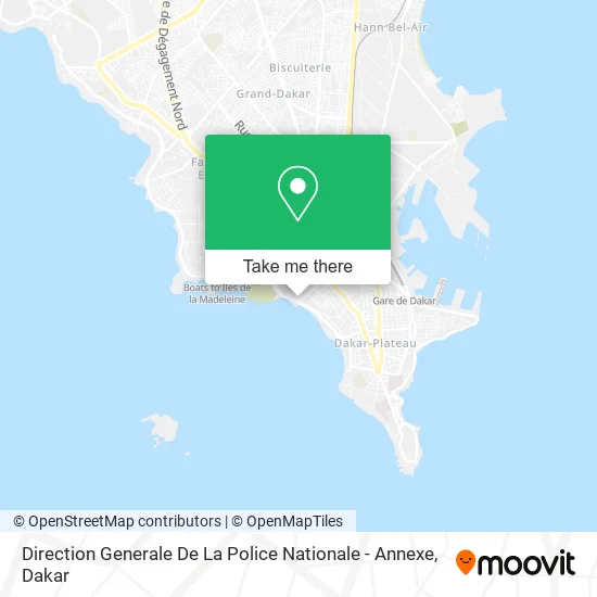 Direction Generale De La Police Nationale - Annexe map
