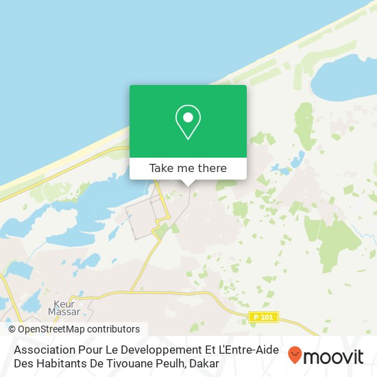 Association Pour Le Developpement Et L'Entre-Aide Des Habitants De Tivouane Peulh map
