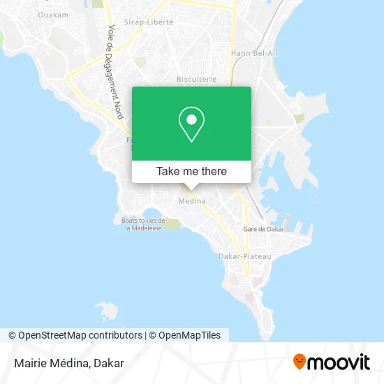 Mairie Médina map