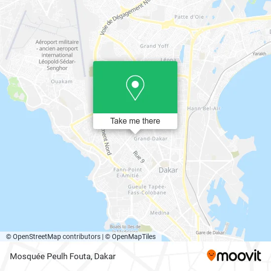 Mosquée Peulh Fouta map