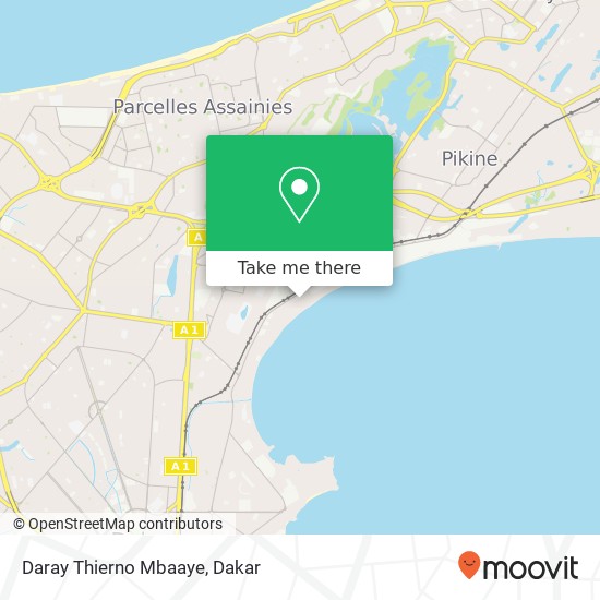 Daray Thierno Mbaaye map