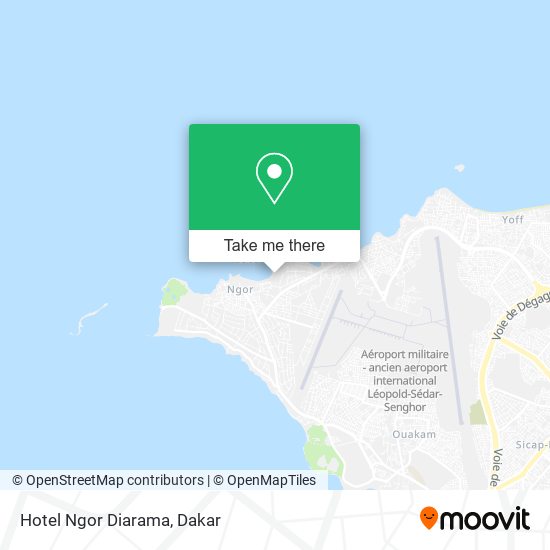 Hotel Ngor Diarama map