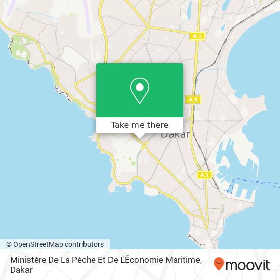 Ministère De La Péche Et De L'Économie Maritime map