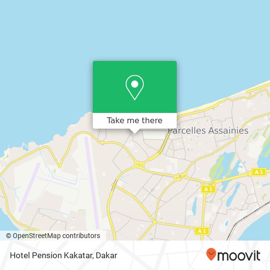 Hotel Pension Kakatar map