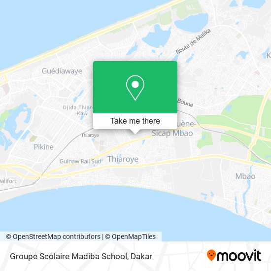 Groupe Scolaire Madiba School map