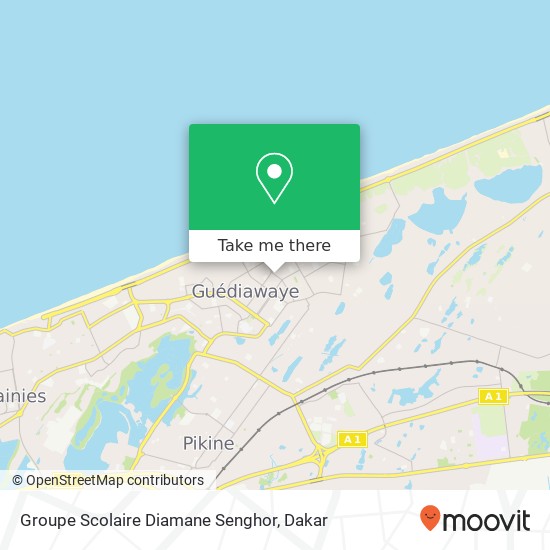 Groupe Scolaire Diamane Senghor map