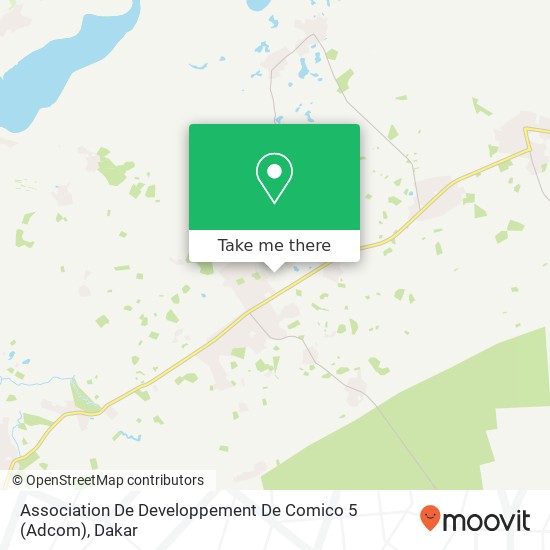 Association De Developpement De Comico 5 (Adcom) map