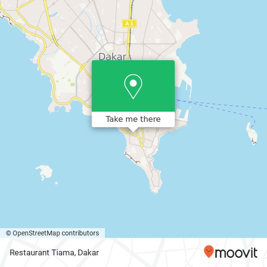 Restaurant Tiama map