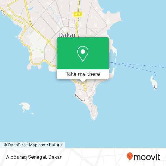 Albouraq Senegal map