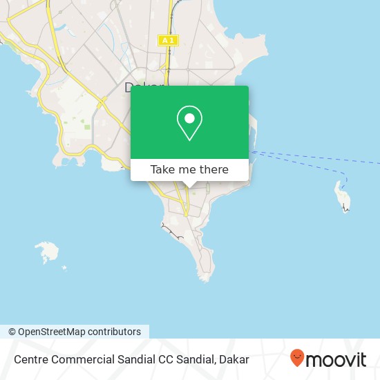 Centre Commercial Sandial CC Sandial map