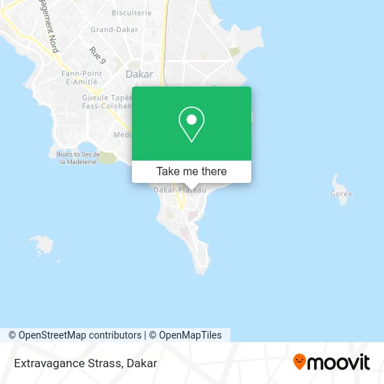 Extravagance Strass map