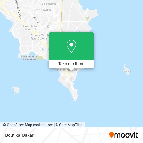 Boutika map