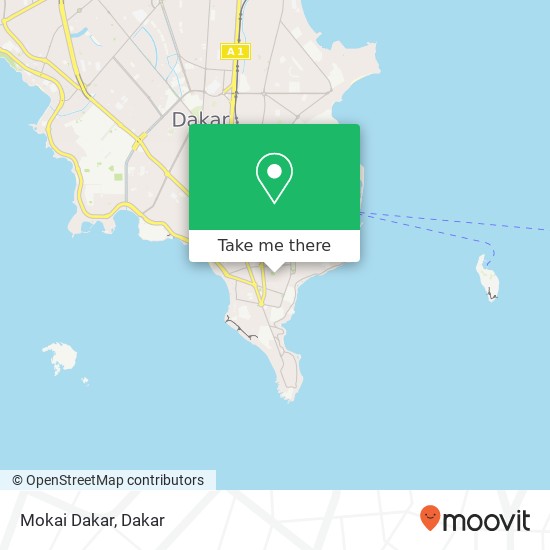 Mokai Dakar map