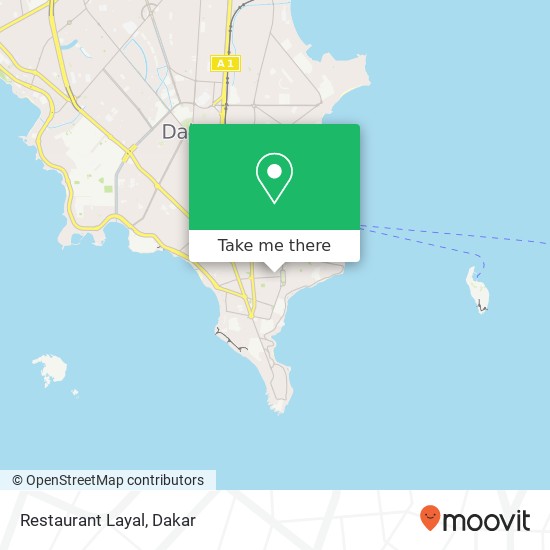 Restaurant Layal map