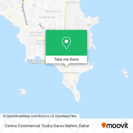 Centre Commercial Touba Darou Nahim map