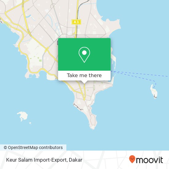 Keur Salam Import-Export map