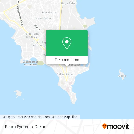 Repro Systems map
