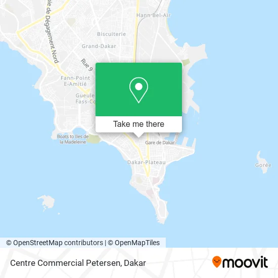 Centre Commercial Petersen map