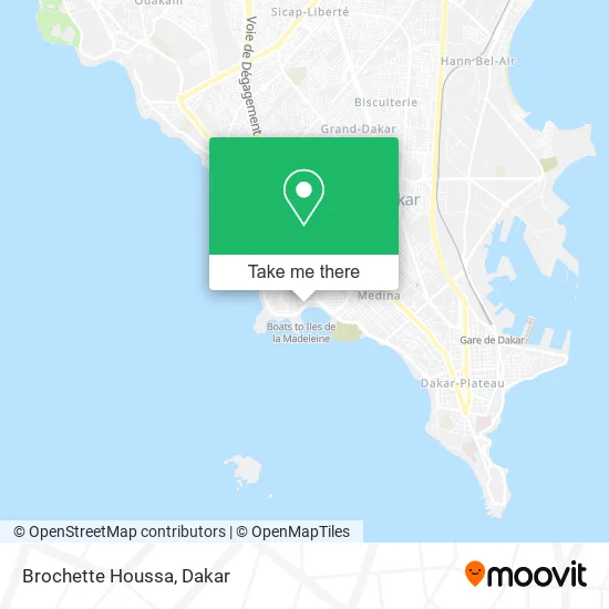 Brochette Houssa map