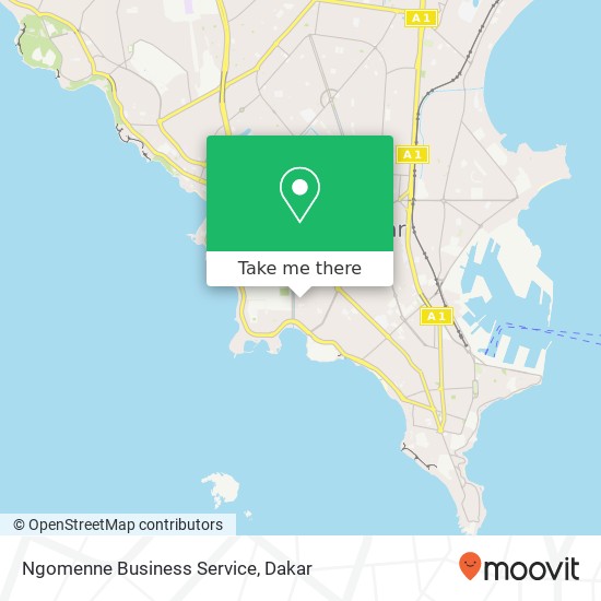 Ngomenne Business Service map