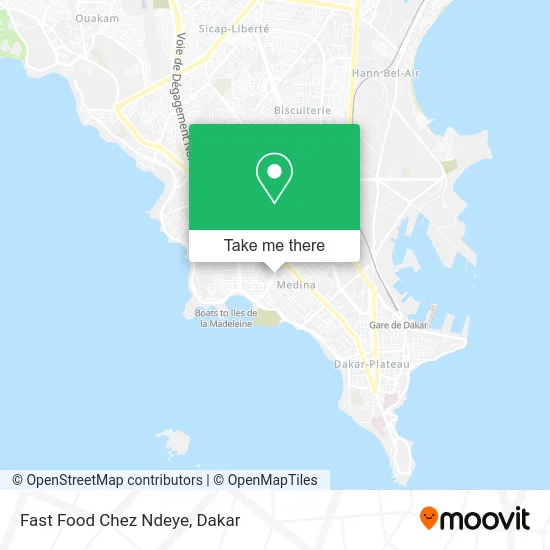 Fast Food Chez Ndeye map