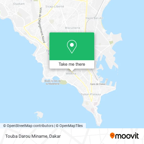 Touba Darou Miname map