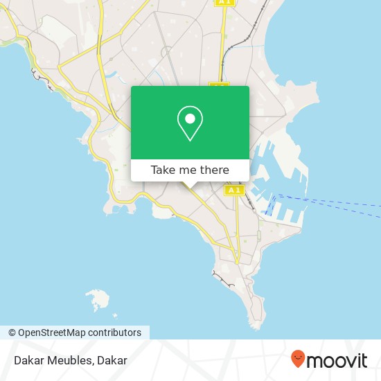 Dakar Meubles map