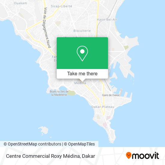 Centre Commercial Roxy Médina map