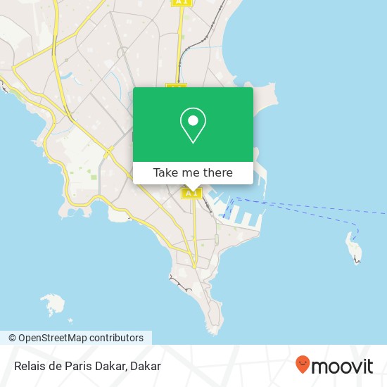 Relais de Paris Dakar map