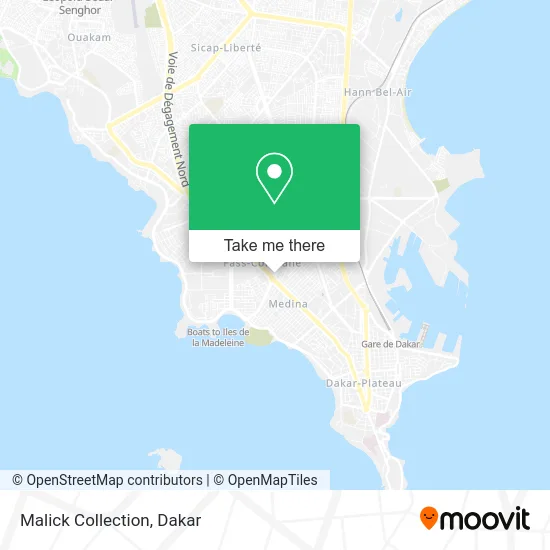 Malick Collection map