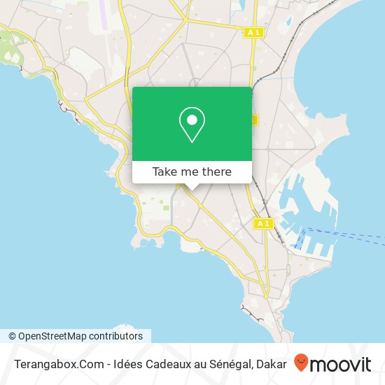 Terangabox.Com - Idées Cadeaux au Sénégal map