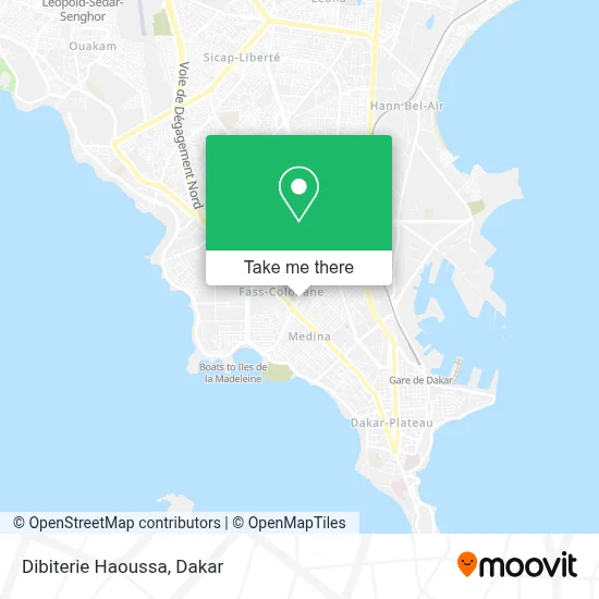 Dibiterie Haoussa map