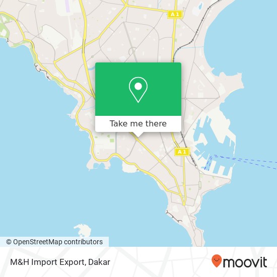 M&H Import Export map