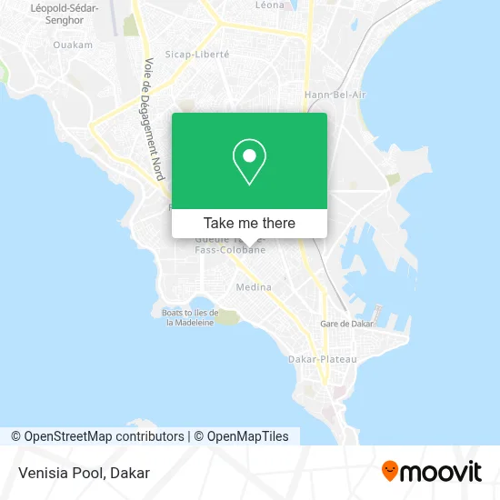 Venisia Pool map