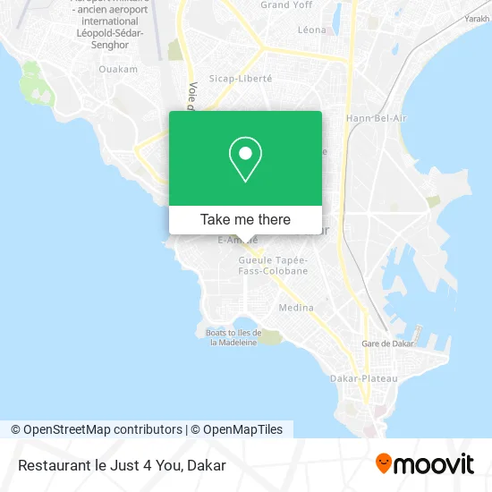 Restaurant le Just 4 You map