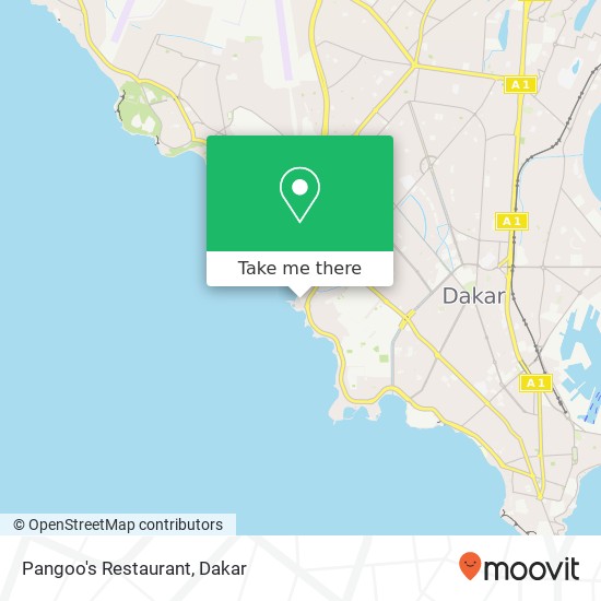 Pangoo's Restaurant map