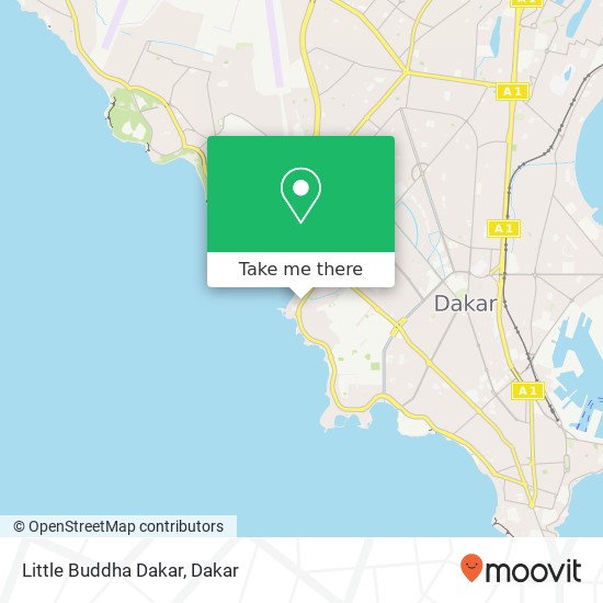 Little Buddha Dakar map