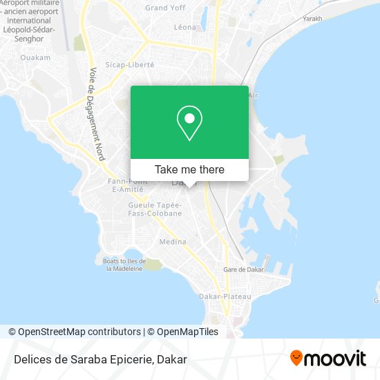 Delices de Saraba Epicerie map